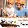 18-Piece Kids Real Tool Starter Kit with tool bag Hammer,Kids