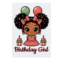 'Birthday Girl' Temporary Tattoo - Water Resistant, Skin-Safe, Non-Toxic Transfer (TO00084281)