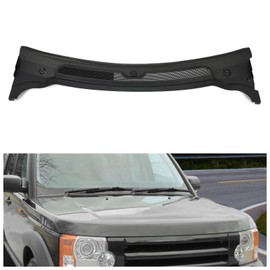 HECASA Windshield Cowl Vent Panel Compatible with 2005-2016 Land Rover LR3 LR4 Range Rover Sport Replace for LR096164 Air Intake Grille Wiper Cover Replacement Plastic Rubber Black