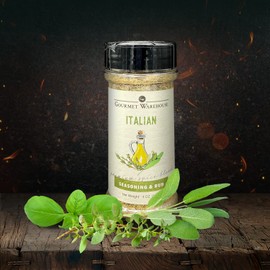 Gourmet Warehouse Italian Seasoning Spice | Handcrafted In Small Batches | Gluten-Free No MSG | 4 Ounces (Pack of 1)