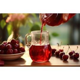 Black Cherry easyWater Drink Powder, Sugar-free Flavour Powder for Refreshing Drinks, Only 5 Calories per 500 ml Water, Without Aspartame, Contents: 75 Servings