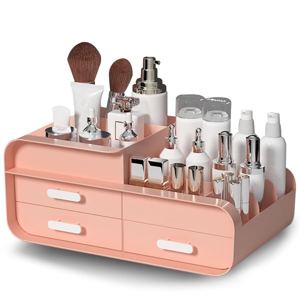 Taasmoog Make Up Cosmetic Organiser with Drawers, Multifunctional Dressing Table