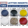 Advanced Trims Yellow Raised Plastic Tailgate Letters Inserts NEW CHEVY