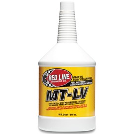 Red Line 50604 MT-LV 70W/75W GL-4 High-Performance Full Synthetic Gear Oil Lubricant for Manual Transmissions & Transaxles - 1 Quart