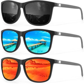 ANYLUV Sunglasses for Men Polarized Mens Sunglasses Classic Mens Sunglasses with UV400 Unisex Lightweight for Driving