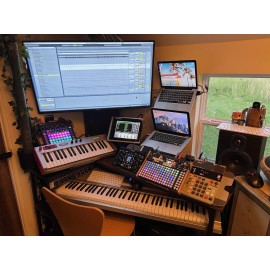 CalefNoise Custom Billet Aluminum Adjustable Synth Synthesizer Stand Modular