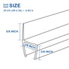 EAISMON Frameless Shower Door Seal Strip 4 Pack x 39