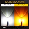 PHINLION Super Bright White Amber Dual Color Switchback 1157 2057