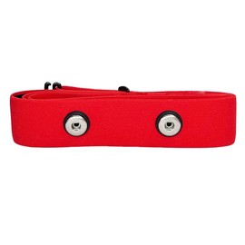 ANCLLO Adjustable Heart Rate Monitor Chest Strap Replacement for Polar H10 Polar H9 Polar H7 (Red)
