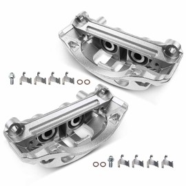 A-Premium Rear Disc Brake Caliper Assembly with Bracket Compatible with Select Chevy and GMC Models - Silverado 2500 HD/3500 HD 2011-2019, Sierra 2500 HD/3500 HD 2011-2019, Suburban (3500 HD) 16-19