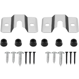 Lohill 2 Sets Dartboard Holder Wall Hanging Bracket Set Screws Kit for Mounting Bracket Kit Wall Hanging Portable Dartboard Set