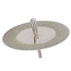 10PCS Thin Diamond Cutting Disc with Rod Round Grinding Sanding