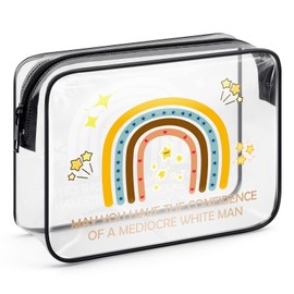 Inspirational Gifts for Women Feminist Gifts Makeup Bag Friend Friendship Gift for Her Cosmetic Toiletry Bag Liberal Gift for Sister Aunt Daughter Girl Power Gift Women Empowerment Gifts Feminism Gift