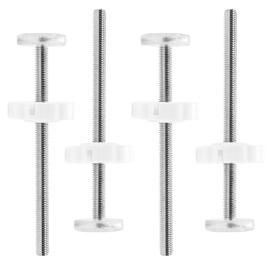 Pressure Mounted Bolts for Stair Gate, Stairgate Fittings Parts M8 Spindle Rods Screw Extention Bolts Replacement for Baby and Pet Safety Gate Stairs 8MM*125MM