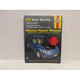 Haynes 1998 thru 2010 VW Volkswagen New Beetle Haynes Repair Shop Service Manual book