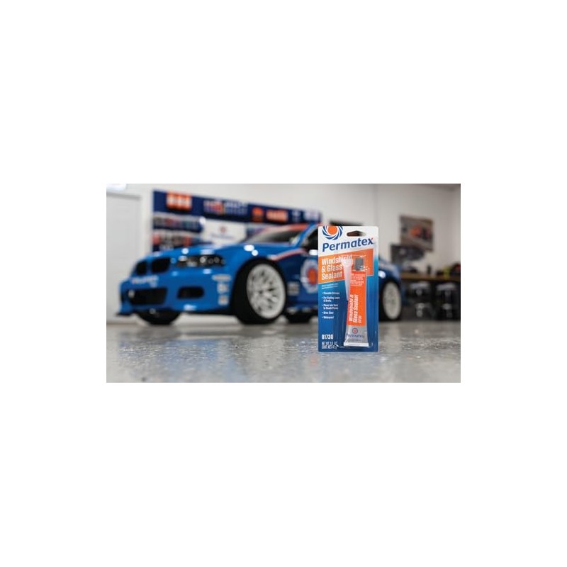 Permatex 81730 Flowable Silicone Windshield and Glass Sealer, 1.5 oz.