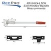 RecPro RV Emergency Exit Window Latch Replacement | Maximum Security