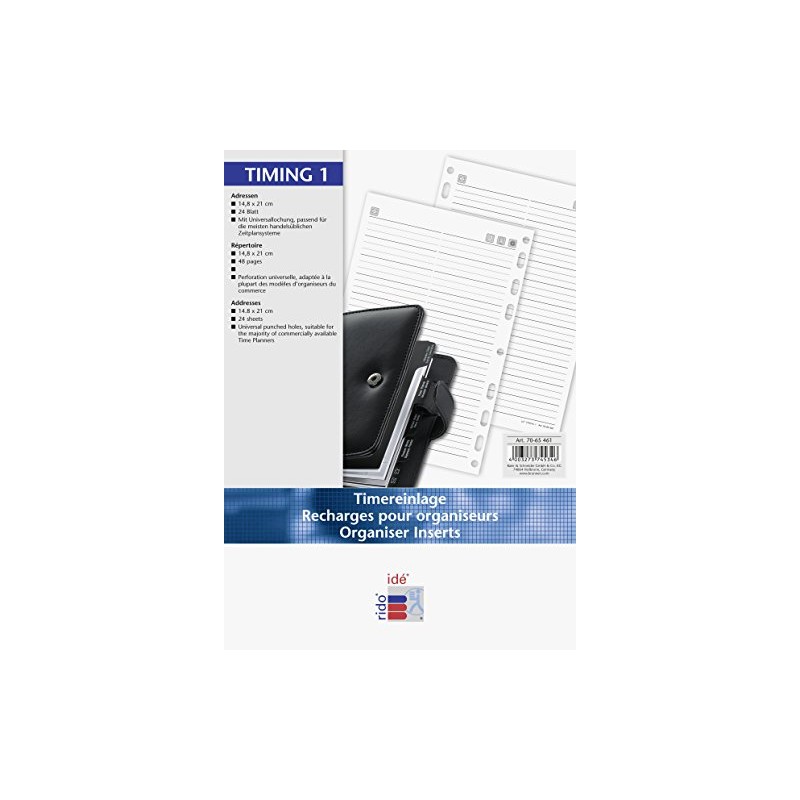 rido/Idé Form for Timer, Address Book – 32 Pages (7065461)