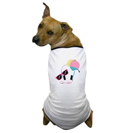 CafePress Shades Headphones Hat Dog T Shirt Dog T-Shirt, Pet Clothing, Funny Dog Costume