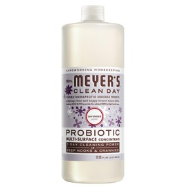 MRS. MEYER'S CLEAN DAY Probiotic Multi-Surface Concentrate Cleaner, Lavender, Cleans Crevices And Tough Stains, 32 Fl Oz