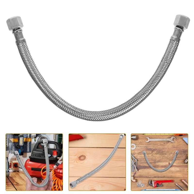 OSALADI Stainless Steel Air Compressor Hose Air Hose Air Compressor