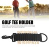 Luqeeg 10 Tees Golf Tee Holder, Golf Ball Holder, Golf