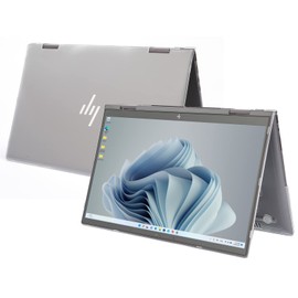 mCover Hard Case Only Compatible for 2021 15.6" HP Envy x360 15-ES / 15-EUxxxx Series Laptop (15 Inch 15-ES/EUxxxx Series, Clear)