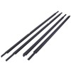 Saitedudu 4Pcs Weatherstrip Door Window Moulding Trim Seal Belts Compatible