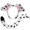 CHEU Dalmatian headband with dog ears and tail costume (dalmatian