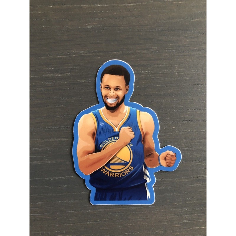 Steph Curry Vinyl Sticker Art Golden State Warriors Champion High