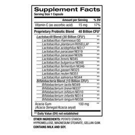 Equate Women's Care Daily Probiotic Delayed Release Vegetarian Capsules, 30 Ct