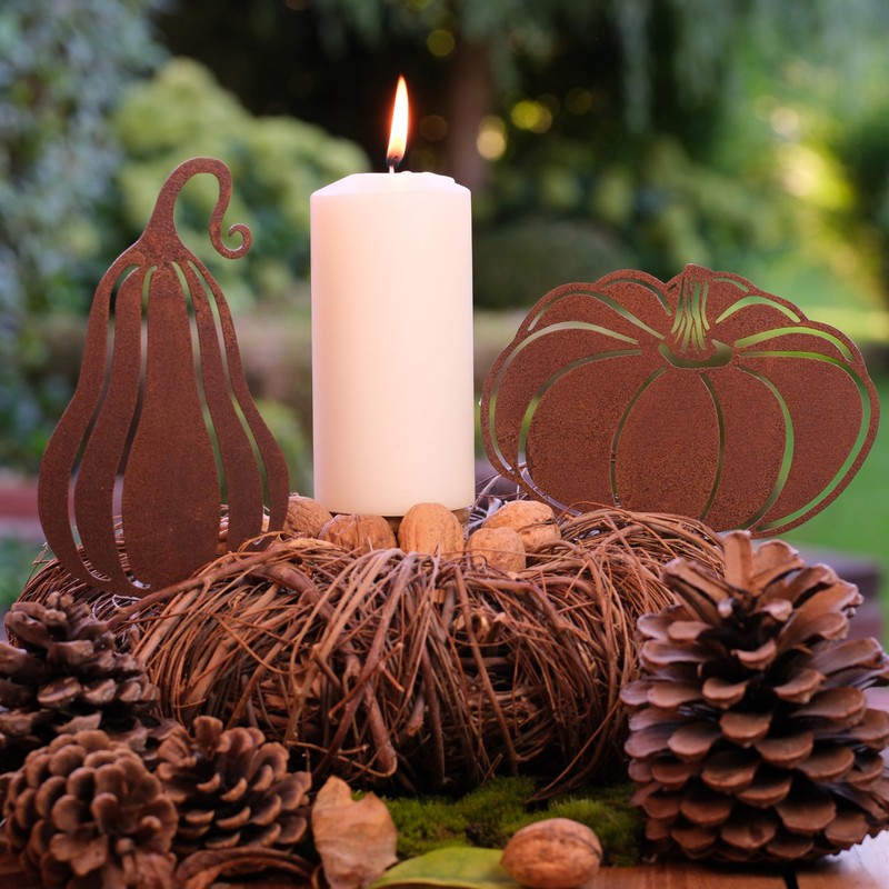 Deko Kind - Rusty Pumpkin Set of 2 - Premium