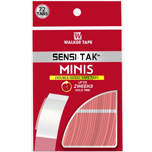 Sensi-Tak Double Sided Tape Tabs MINIS, 72 Tabs/36 Strips