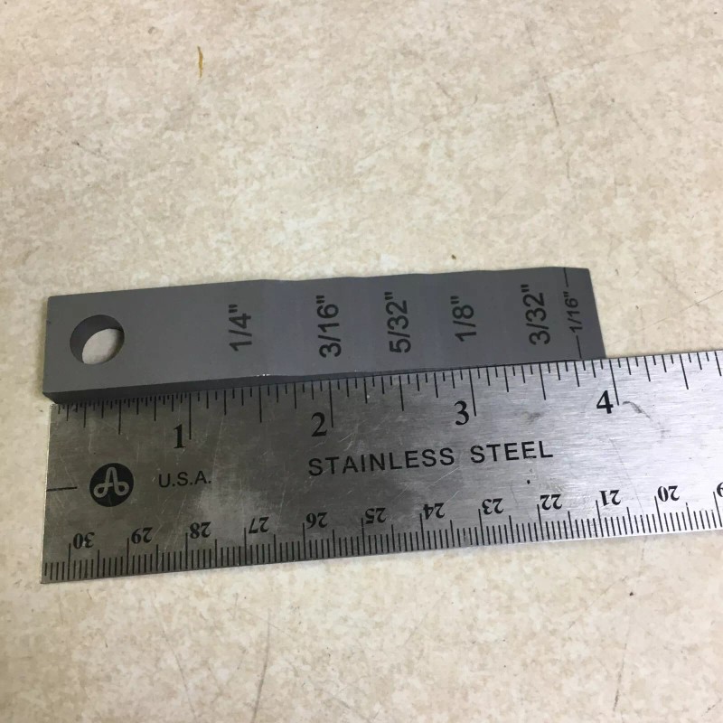 Gap and Tack Stepped Wedge & Gauge Stubby (Small) 4"