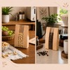 WNSIRVY 50 Pack Cookie Bags with Window, 3.5"x 2.3"x7.5" Kraft