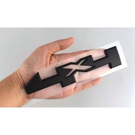 2pcs New 4 X 4 Door Emblem Badge 4x4 Nameplate 3D Replacement Compatible with Silverado Sierra 1500 2500HD 3500HD (Black)