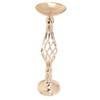 Table Candlestick Ornament Iron Twisted Curb Candle Holder Decorative Ornament