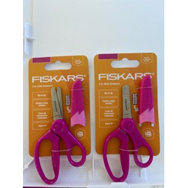 FISKARS 5in. Kids Scissors Blunt Tip Safety Edge Blades (2-piece Lot)