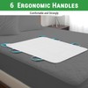 Gogreen Reusable Blue Underpads 34"×36" with 4-Layers Leakproof Protection -