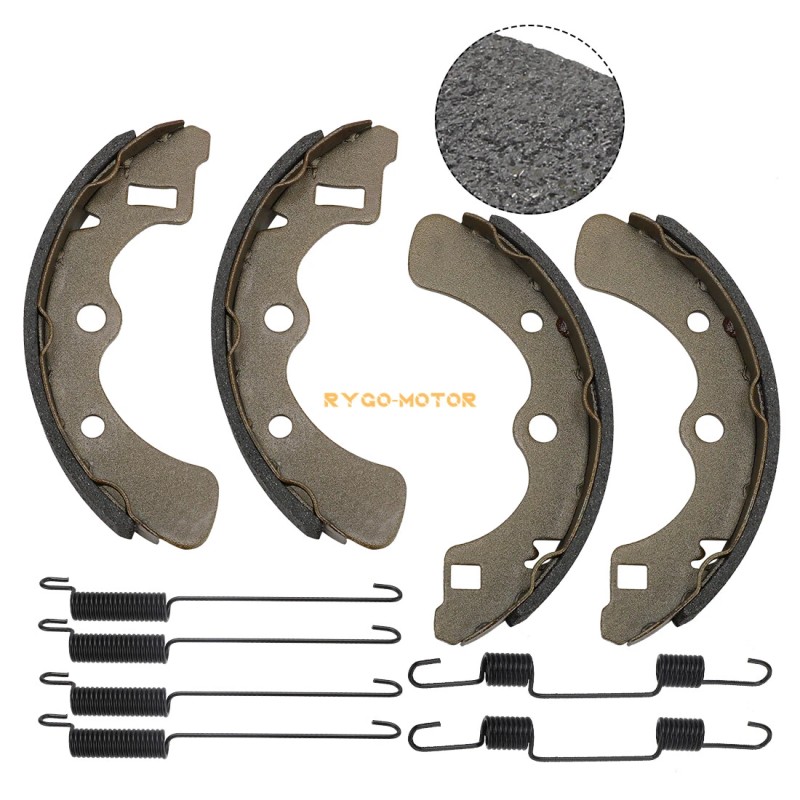M MATI Rear Brake Drums & Brake Shoes For Kawasaki