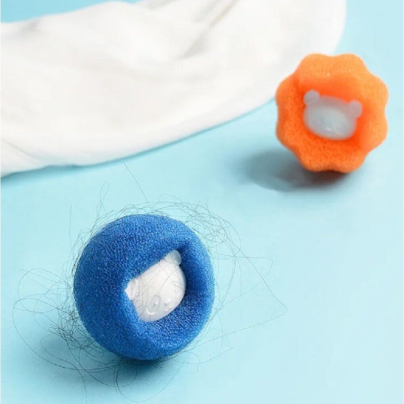 TIKA 8 Pet Hair Remover Balls -Reusable Laundry Sponge, Dryer
