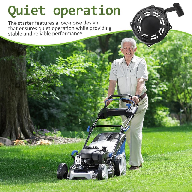 SRJEQC Pull Starter for Briggs Stratton Replacement Parts, Pull Starter