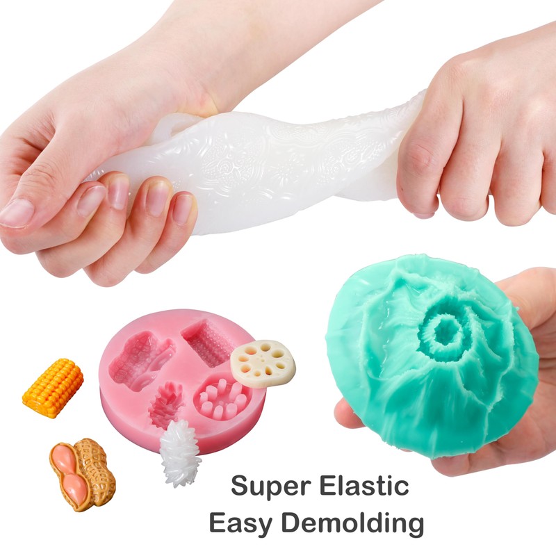 BBDINO Silicone Mold Making Kit, Super Elastic Liquid Silicone for