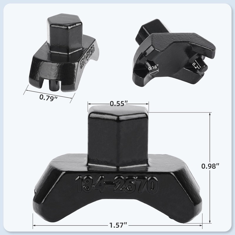 ZNZMAIO 1342570 Nozzle Retainer Spanner Wrench Tool, for 3406B, 3406C,
