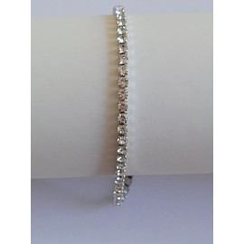 Megical Basket Stainless Steel 3mm Cz Cubic Zirconia 6.5" + 1" Tennis Bracelet