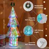 Prismatic Small LED Lighted Christmas Tree Decor,Twinkling Christmas Tree 8