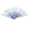 Tebbomp Plastic Feeler Gauge 0.05-1mm Thickness Measuring Tools 13 in
