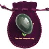 Polar Jade Undrilled Jade Egg Made of Nephrite Jade, for