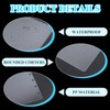 Supkiir 6 Pcs Letter Discbound Notebook, PP Clear Notebook Cover,