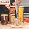 ComSaf Food Storage Containers with Airtight Lids Set of 6,